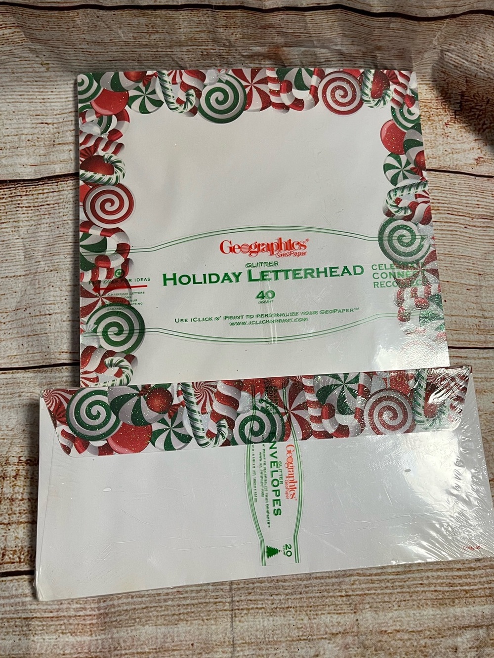 Peppermints computer stationery and envelopes-NEW